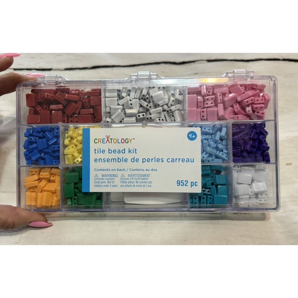 Creatology Tile‎ Bead Kit 952 Pieces DIY Necklace & Bracelet Kids Craft